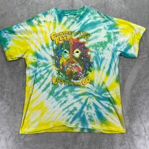 VTG Fantasy Fest Key West T-Shirt Mens XL Lost In The 60s Tie Dye Oneita